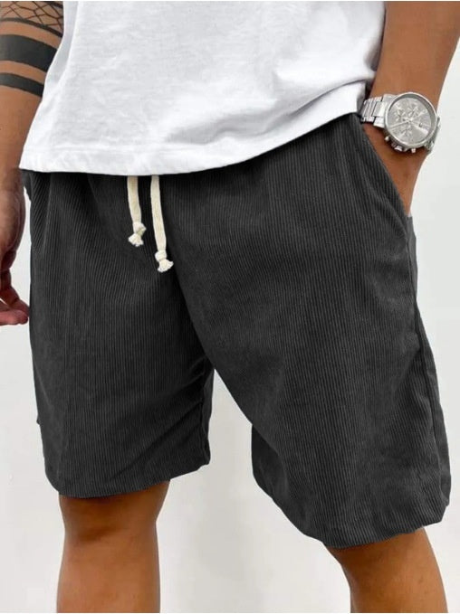 Pantaloncini in velluto a coste da uomo