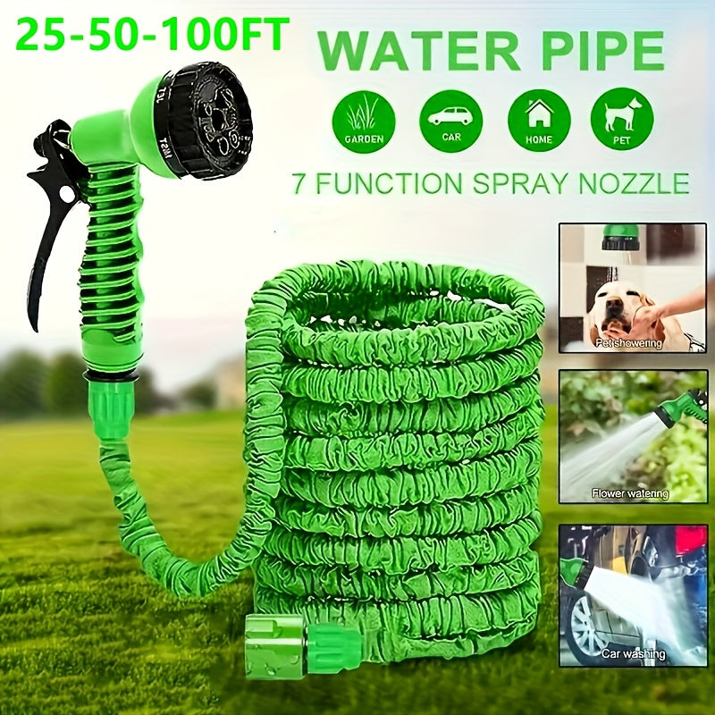 Tubo da Giardino ad Alta Pressione con Ugello Spray – Resistente, Versatile e Facile da Usare