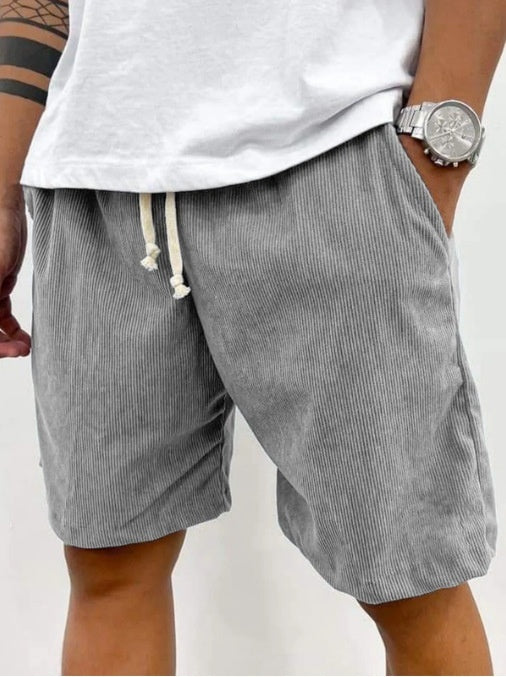 Pantaloncini in velluto a coste da uomo