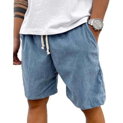 Pantaloncini in velluto a coste da uomo