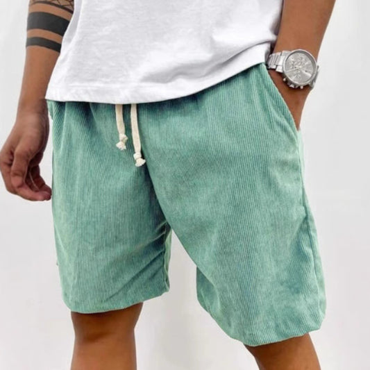 Pantaloncini in velluto a coste da uomo